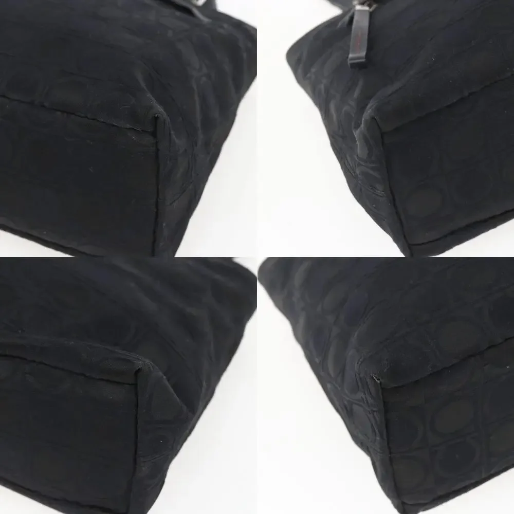 Salvatore Ferragamo Nylon Tote Bag Black